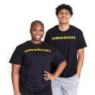 Oregon, McKenzie SewOn, Black, Crew Neck, Men, Unisex, Short sleeve, T-Shirt, 502146